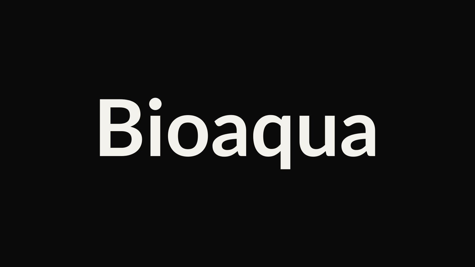 Bioaqua di BFF Festival